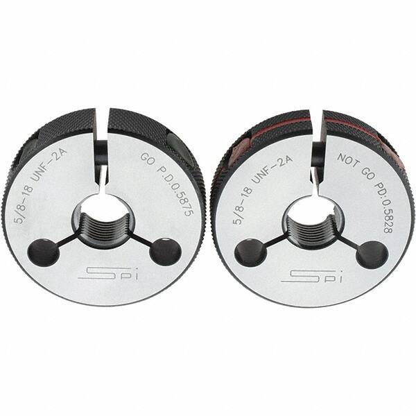 SPI - Ring Thread Go/No Gages Go/No Go: Go; No Go Thread Size: 5/8-18 - USA Tool & Supply