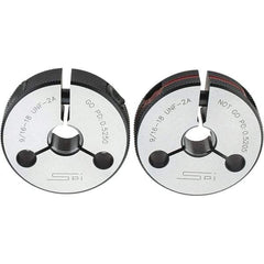 SPI - Ring Thread Go/No Gages Go/No Go: Go; No Go Thread Size: 9/16-18 - USA Tool & Supply