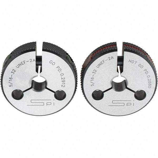 SPI - Ring Thread Go/No Gages Go/No Go: Go; No Go Thread Size: 5/16-32 - USA Tool & Supply