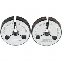 SPI - Ring Thread Go/No Gages Go/No Go: Go; No Go Thread Size: 5/16-18 - USA Tool & Supply