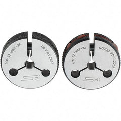 SPI - Ring Thread Go/No Gages Go/No Go: Go; No Go Thread Size: 1/4-32 - USA Tool & Supply