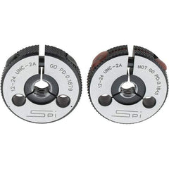 SPI - Ring Thread Go/No Gages Go/No Go: Go; No Go Thread Size: #12-24 - USA Tool & Supply