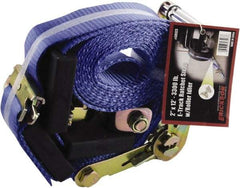 Erickson Manufacturing - 12' Long x 2" Wide, 6,000 Lb Basket Capacity, Polyester & Steel Web Sling - Yellow - USA Tool & Supply