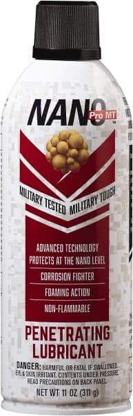 Nano Pro MT - 11 oz Aerosol Can Automotive Multi-Use Lubricant - Dioctyl Adipate - USA Tool & Supply