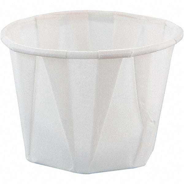 Solo - 1 oz Paper Portion Cups - White - USA Tool & Supply