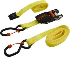 Erickson Manufacturing - 6/10' Long x 3/4" Wide, 600 Lb Basket Capacity, Polyester Web Sling - Yellow - USA Tool & Supply