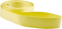 Erickson Manufacturing - 8' Long x 2" Wide, 3,200 Lb Vertical Capacity, Polyester Web Sling - 2,500 Lb Choker Capacity, Yellow - USA Tool & Supply