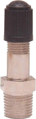 Midwest Control - 1/8 NPT Air Compressor Filler Valve - 250 psi, 1.52" High, Use with Air Tanks - USA Tool & Supply