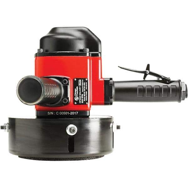 Chicago Pneumatic - 6" Wheel Diam, 6,000 RPM, Pneumatic Angle & Disc Grinder - 5/8-11 Spindle, 95 CFM, Side Exhaust - USA Tool & Supply