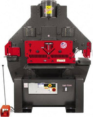 Edwards Manufacturing - 11" Throat Depth, 120 Ton Punch Pressure, 1-1/2" in 1" Punch Capacity Ironworker - 10 hp, 3 Phase, 460 Volts, 60" Wide x 84" High x 60" Deep - USA Tool & Supply