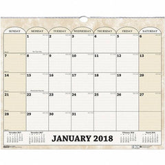 House of Doolittle - 12 Sheet, 14-7/8 x 12", Wall Calendar - USA Tool & Supply