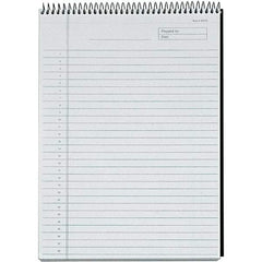 TOPS - 60 Sheet, 8-1/2 x 11-3/4", Legal/Wide (Style) Planning Pad - Black - USA Tool & Supply