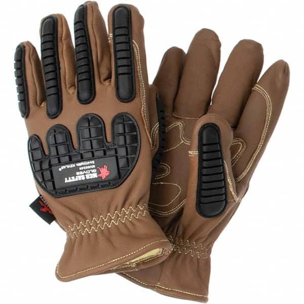 MCR Safety - Arc Flash & Flame Protection Gloves Protection Type: Arc Flash Material Type: Leather or Synthetic Leather - USA Tool & Supply
