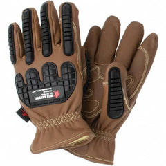 MCR Safety - Arc Flash & Flame Protection Gloves Protection Type: Arc Flash Material Type: Leather or Synthetic Leather - USA Tool & Supply