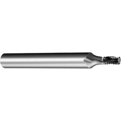 Sandvik Coromant - 0.1181" Cutting Diam, 3 Flute, Solid Carbide Helical Flute Thread Mill - Internal Thread, 1/4" LOC, 6mm Shank Diam - USA Tool & Supply