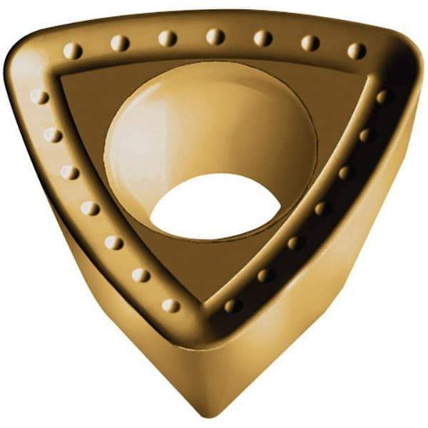 Walter - P26335R25 A27 Grade WKP35G Carbide Milling Insert - TiAlN/TiN Finish, 5.56mm Thick, 13mm Inscribed Circle, 2mm Corner Radius - USA Tool & Supply