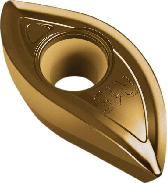 Walter - XDMT2506160 F55 Grade WKP35G Carbide Milling Insert - TiAlN/TiN Finish, 6mm Thick, 0.8mm Corner Radius - USA Tool & Supply