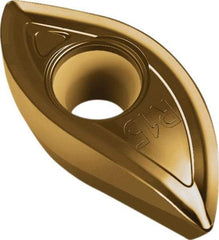 Walter - XDMT3207200 F55 Grade WKP35G Carbide Milling Insert - TiAlN/TiN Finish, 7.5mm Thick, 1mm Corner Radius - USA Tool & Supply