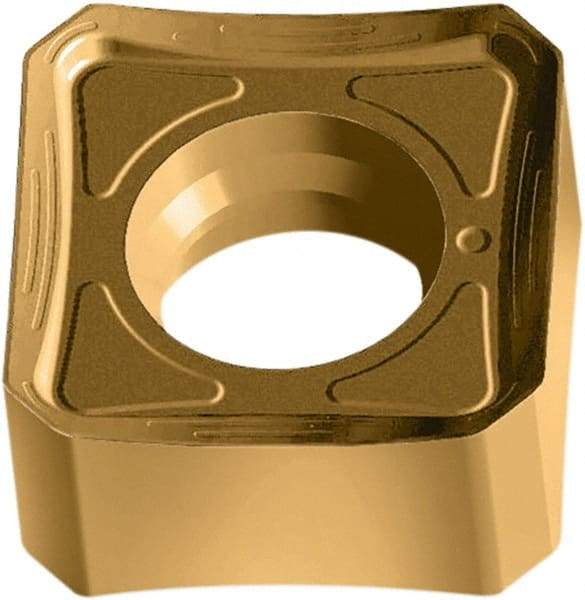 Walter - SNMX1205 F67 Grade WKP35G Carbide Milling Insert - TiAlN/TiN Finish, 6.4mm Thick, 1/2" Inscribed Circle, 0.8mm Corner Radius - USA Tool & Supply