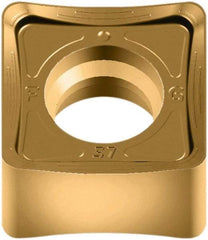 Walter - SNMX120512 F67 Grade WKP35G Carbide Milling Insert - TiAlN/TiN Finish, 6.4mm Thick, 1/2" Inscribed Circle, 1.2mm Corner Radius - USA Tool & Supply
