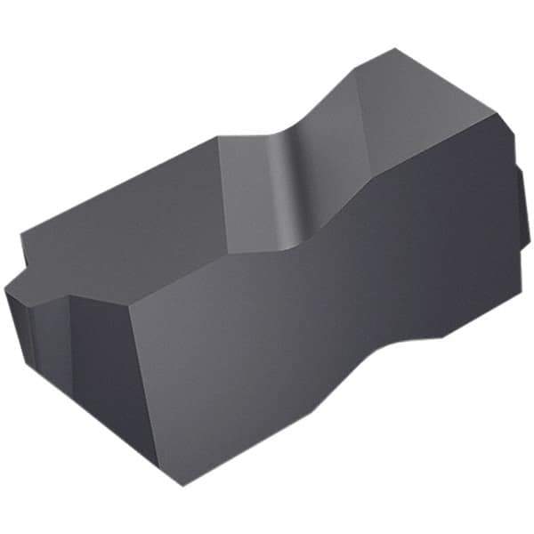 Iscar - FLAS3 Grade IC908, Internal Partial Topping Stub Acme Threading Insert - 5 TPI Int Pitch, Left Hand Insert, TiAlN Finish, Carbide - USA Tool & Supply