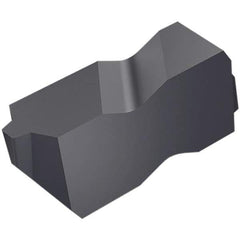 Iscar - FLAS3 Grade IC908, Internal Partial Topping Stub Acme Threading Insert - 5 TPI Int Pitch, Left Hand Insert, TiAlN Finish, Carbide - USA Tool & Supply