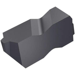 Iscar - FLAS6R Grade IC908, External Partial Topping Stub Acme Threading Insert - 2 TPI Ext Pitch, Right Hand Insert, TiAlN Finish, Carbide - USA Tool & Supply