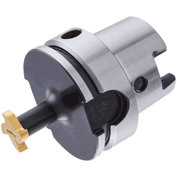 Iscar - Multimaster 40mm HSK40A Taper Shank Milling Tip Insert Holder & Shank - T06 Neck Thread - USA Tool & Supply