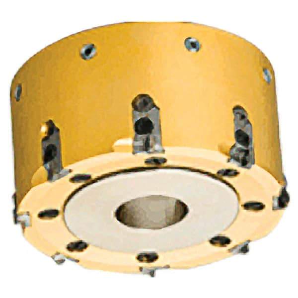 Iscar - 5 Inserts, 63mm Cut Diam, 22mm Arbor Diam, 2.5mm Max Depth of Cut, Indexable Square-Shoulder Face Mill - 0/90° Lead Angle, 50mm High, CA-SPM Insert Compatibility, Through Coolant, Series AluFraise - USA Tool & Supply