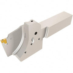 Iscar - SGAF, External, Left Hand, 1.8 to 2.69mm Groove Width, Indexable Grooving Tool Holder - GF.. 2 Insert Compatibility, 10mm Shank Height, 10mm Shank Width, 120mm OAL - USA Tool & Supply