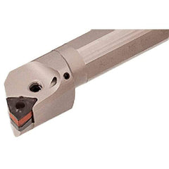 Iscar - 2.126" Min Bore Diam, 12" OAL, 1-1/4" Shank Diam, A-PWLN Indexable Boring Bar - WNMX 0807.. Insert, Clamp Holding Method - USA Tool & Supply