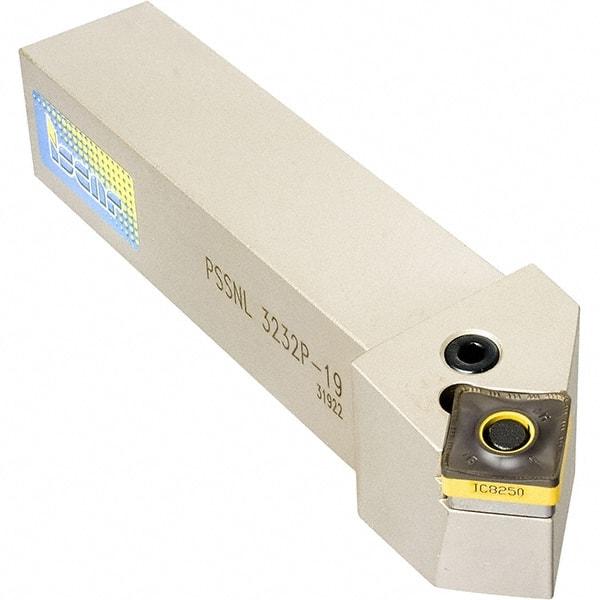 Iscar - PTGN, Left Hand Cut, 3/4" Shank Height x 3/4" Shank Width, Negative Rake Indexable Turning Toolholder - 4-1/2" OAL, Multiple Insert Compatibility, Series Heliturn LD - USA Tool & Supply