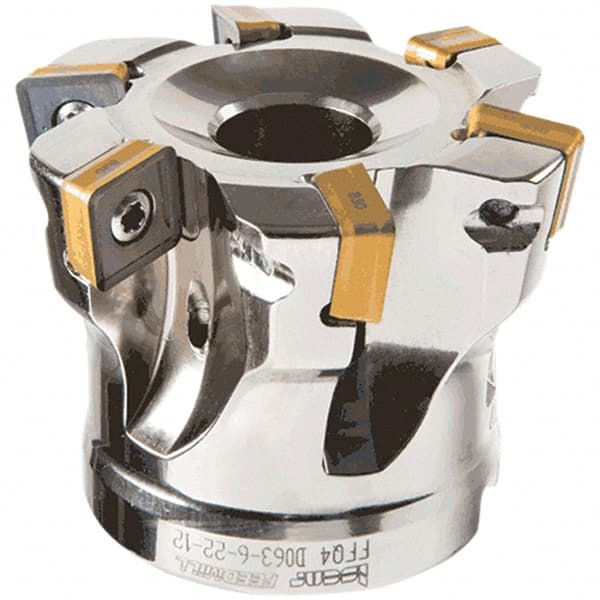 Iscar - Indexable High-Feed Face Mills Cutting Diameter (Decimal Inch): 1.692 Cutting Diameter (mm): 43 - USA Tool & Supply