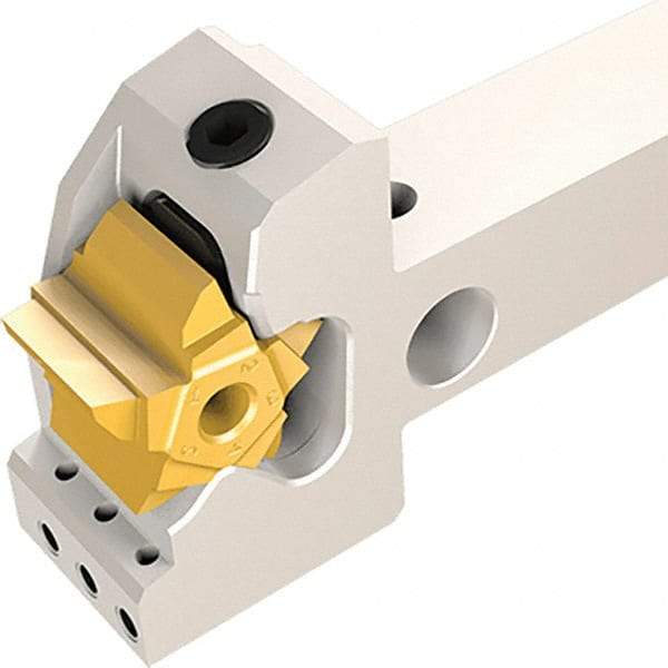 Iscar - H690 WNMU0705 MM Grade IC810 Carbide Milling Insert - AlTiN/TiN Finish, 5.9mm Thick, 11.5mm Inscribed Circle, 0.8mm Corner Radius - USA Tool & Supply