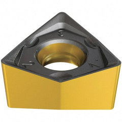 Iscar - H690 WNMU070512 MM Grade IC808 Carbide Milling Insert - TiAlN/AlTiN/TiN Finish, 5.8mm Thick, 11.5mm Inscribed Circle, 1.2mm Corner Radius - USA Tool & Supply