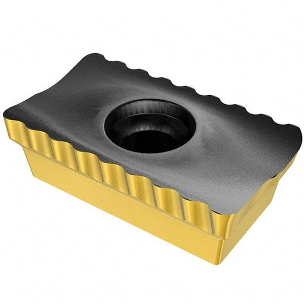 Iscar - P290 ACKT204 FW Grade IC330 Carbide Milling Insert - TiCN/TiN Finish, 4.4mm Thick, 0.9mm Corner Radius - USA Tool & Supply