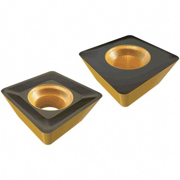Iscar - SDHT100408 EN Grade IC5820 Carbide Milling Insert - Al2O3 Finish, 4.5mm Thick, 0.8mm Corner Radius - USA Tool & Supply