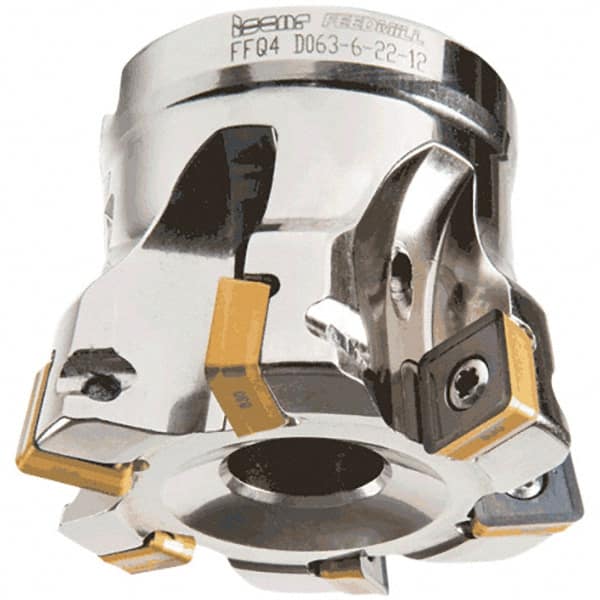 Iscar - Indexable High-Feed Face Mills Cutting Diameter (Decimal Inch): 0.708 Cutting Diameter (mm): 18 - USA Tool & Supply