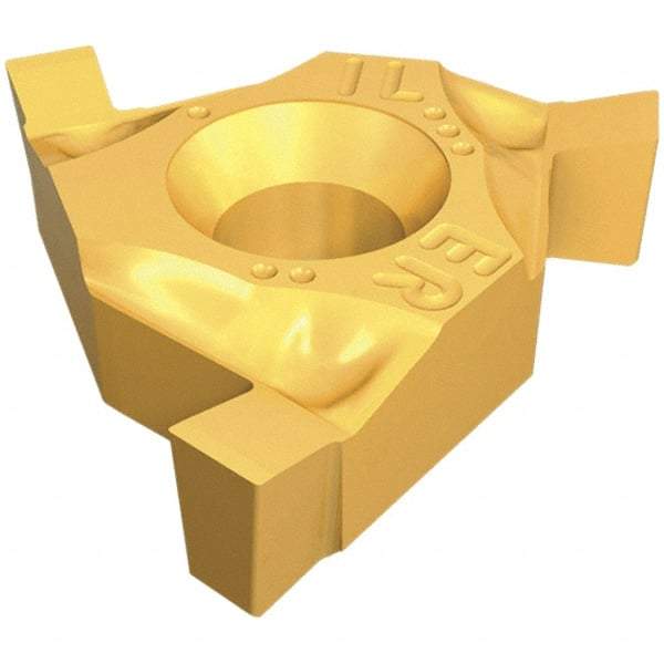 Iscar - 16GTMA Grade IC508, 2.22mm Cutting Width Carbide Grooving Insert - 2.1mm Max Depth of Cut, External Right & Internal Left Hand, 0.1mm Corner Radius, TiCN/TiN Finish - USA Tool & Supply