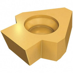 Iscar - 13-9.98-0.3XNUWB 13 Grade IC908, 9.98mm Cutting Width Carbide Grooving Insert - 4.2mm Max Depth of Cut, 0.3mm Corner Radius, TiAlN Finish - USA Tool & Supply