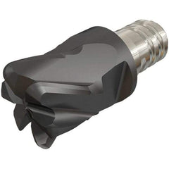 Iscar - MM ETR CF Grade IC903 Carbide Toroidal Milling Tip Insert - TiAlN Finish, 6 Flutes, 10mm Cutting Diam, 5mm Depth of Cut, 30° Helix - USA Tool & Supply