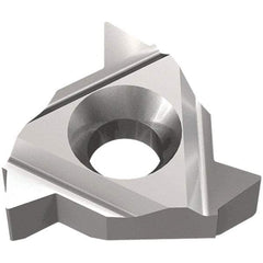 Iscar - 2 to 4mm Pitch, Internal/External Thread, Partial Profile 60° Standard, MT3 Grade IC908 Thread Mill Insert - Carbide, TiAlN Coating - USA Tool & Supply