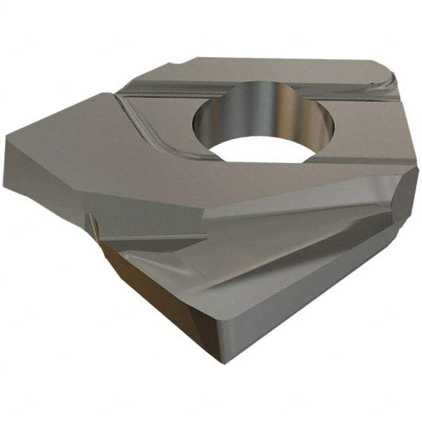 Iscar - HCCD200-R2.0 QF Grade IC908 Carbide Milling Insert - TiAlN Finish, 4.65mm Thick, 2mm Corner Radius - USA Tool & Supply