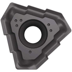 Iscar - TOHT070304 NDJ Grade IC908 Carbide Indexable Drill Insert - TiAlN Finish, Triangle, 7.69mm Inscribed Circle - USA Tool & Supply