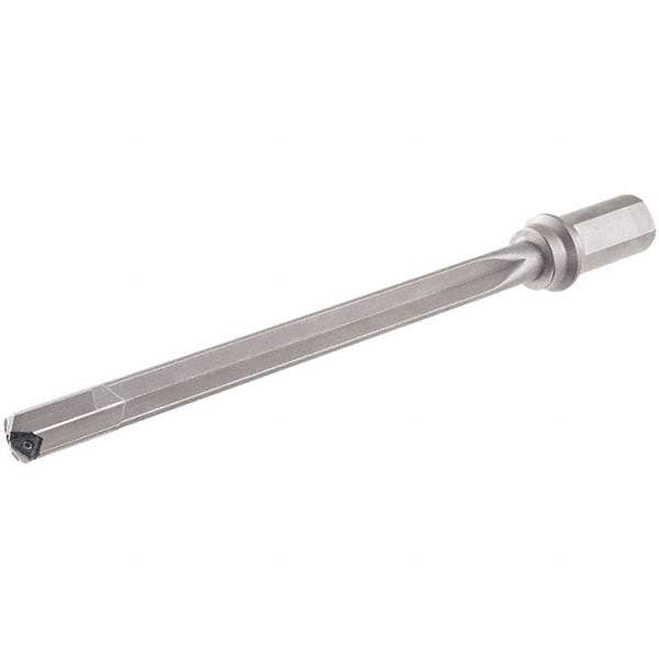 Iscar - 170mm Max Drill Depth, 10xD, 16mm Diam, Indexable Insert Drill - 1 Insert, 25mm Shank Diam, Straight Shank - USA Tool & Supply