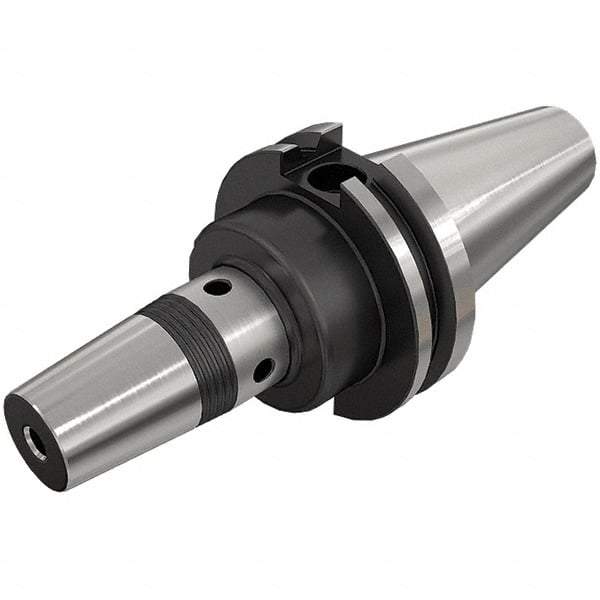 Iscar - 40mm Shank Diam, 3/8" Hole Diam, CAT40 Taper Shank Shrink Fit Tool Holder & Adapter - 3-3/4" Projection, 1.653" Clamping Depth - Exact Industrial Supply
