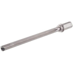 Iscar - 375mm Max Drill Depth, 25xD, 14mm Diam, Indexable Insert Drill - 1 Insert, 25mm Shank Diam, Weldon Flat Shank - USA Tool & Supply