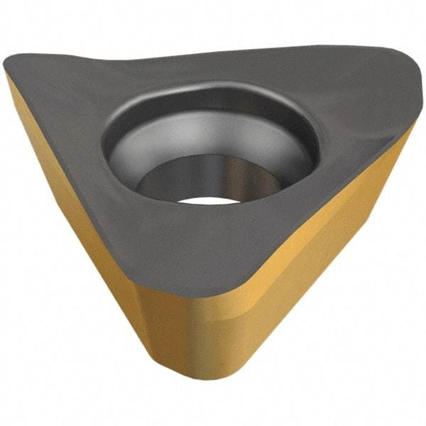 Iscar - HM390 TPKT100310 PDR Grade IC808 Carbide Milling Insert - TiAlN/AlTiN/TiN Finish, 3.85mm Thick, 7.5mm Inscribed Circle, 1mm Corner Radius - USA Tool & Supply