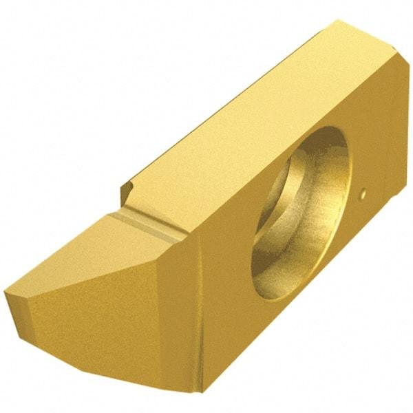 Iscar - SCIR22-ER00 Grade IC1008, 0.7mm Cutting Width Carbide Cutoff Insert - Right Hand Lead Angle, TiAlN/TiN Finish - USA Tool & Supply