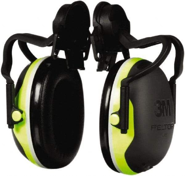 3M - Hard Hat Cap Mounted Black Earmuffs - 26 NRR Rating - USA Tool & Supply